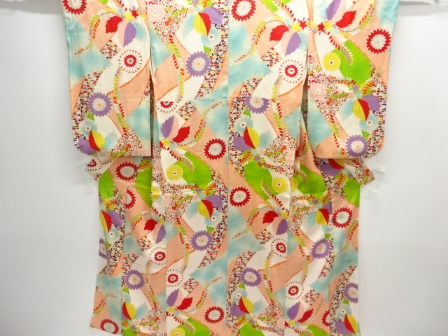 Japanese Kimono / Taisho Roman Silk